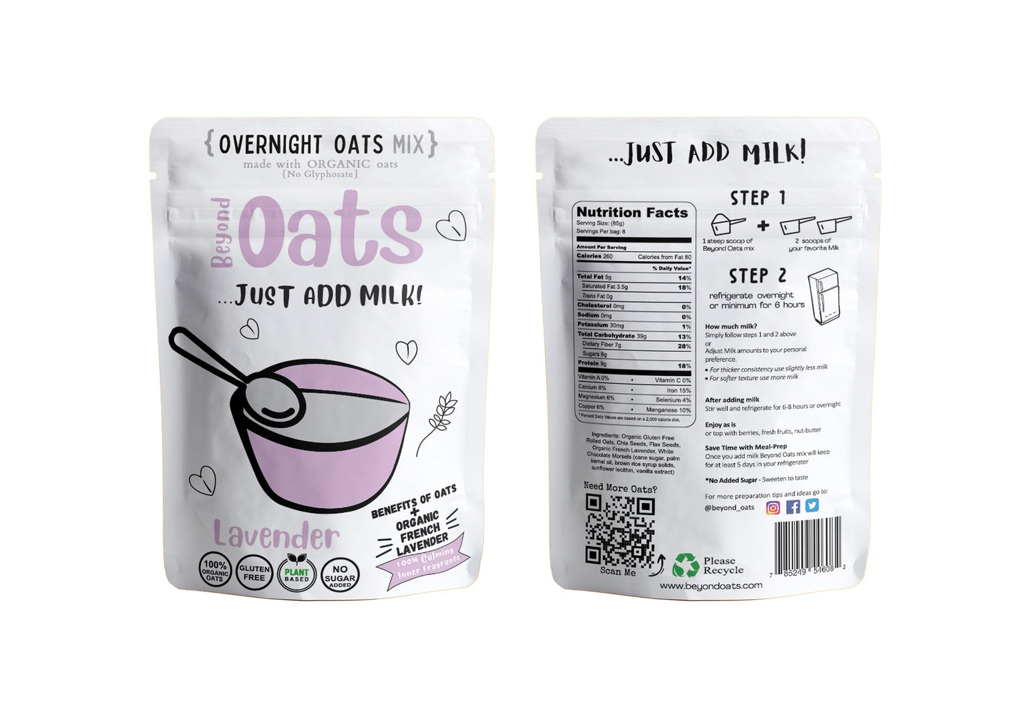 OATS + ORGANIC LAVENDER